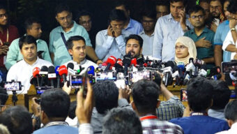 গণভোটের আগে তত্ত্বাবধায়ক সরকার গঠনের কোনো সুযোগ নেই: নাহিদ