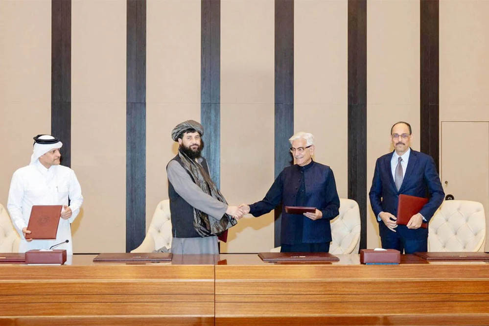 যুদ্ধবিরতি বজায় রাখতে রাজি হয়েছে পাকিস্তান-আফগানিস্তান : তুরস্ক