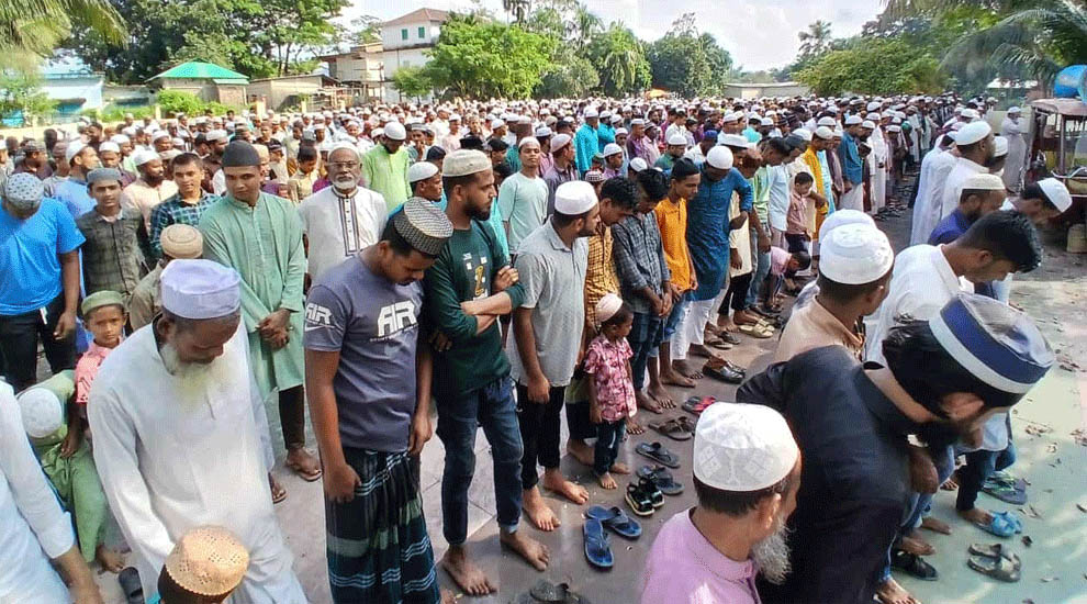 সিলেটের সাংবাদিক ইসলাম, টিপু ও শিপুর পিতার দাফন সম্পন্ন