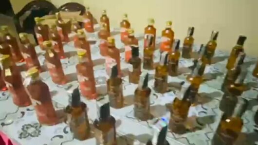 দোয়ারাবাজারে ৬৩ বোতল বিদেশি ম দ উ দ্ধা র