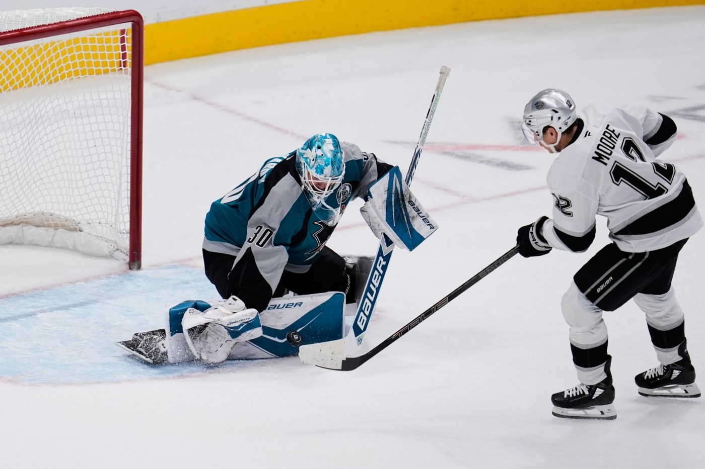Kings’ long trip ends with a shootout loss to Sharks
