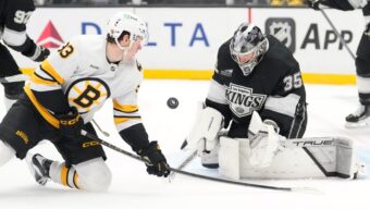 Kings rally late before falling to Bruins in overtime