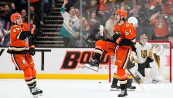 Cutter Gauthier’s OT goal lifts Ducks over Golden Knights