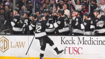 Brandt Clarke’s power-play goal helps Kings end 3-game skid