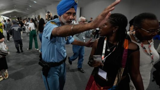 Fire prompts evacuations at UN climate talks in Brazil, but officials say no one hurt