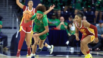 No. 11 USC women lose to No. 24 Notre Dame on Hannah Hidalgo’s late basket