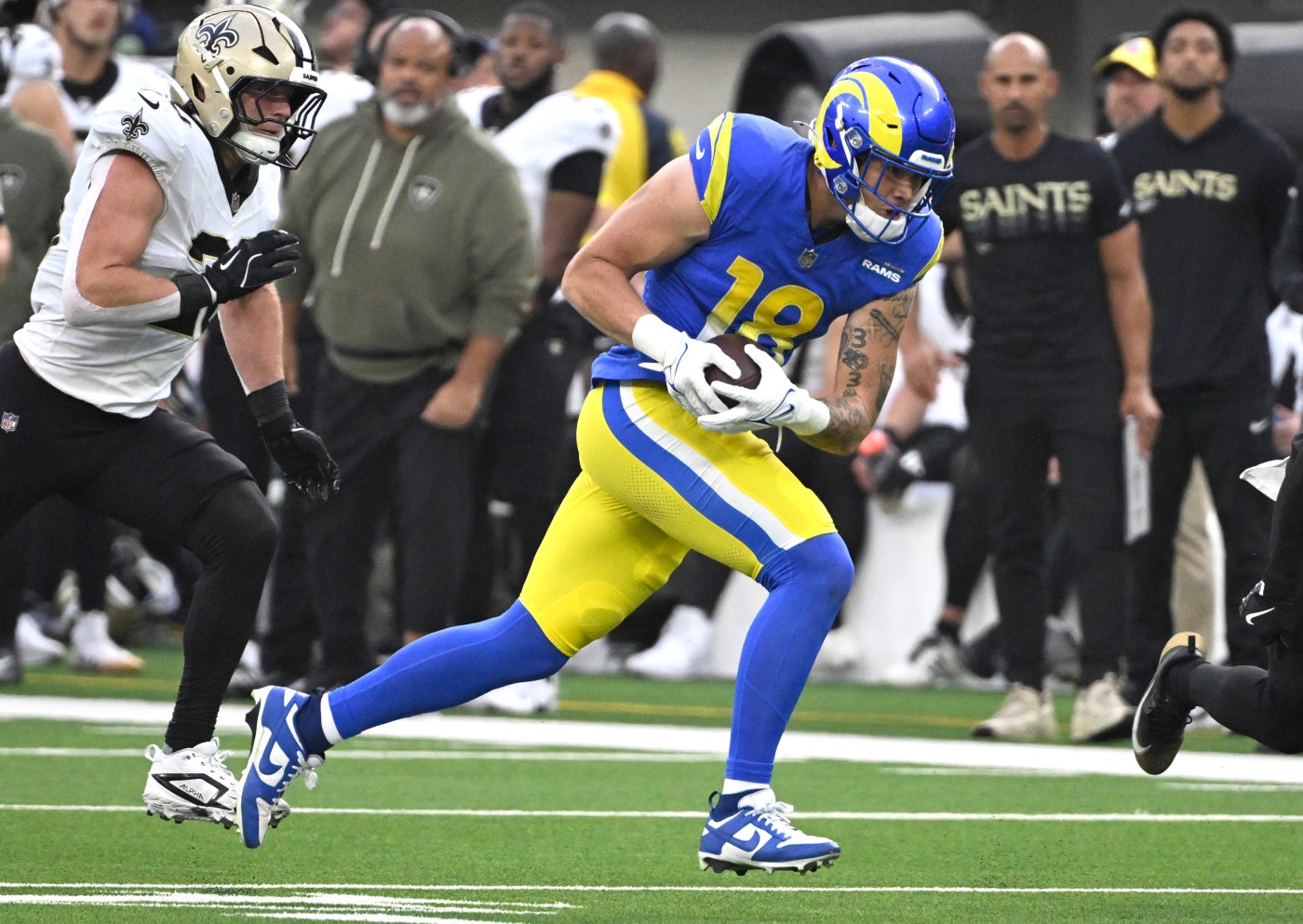 Tyler Higbee injury could open opportunity for Rams rookie Terrance Ferguson