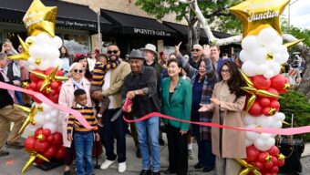 A ‘little island’ of businesses amid Eaton fire devastation gets a holiday-happy relaunch